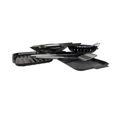 Imagem de Kit Grelhados e Legumes Broiler - 8 Itens em Aço e Aço Inox