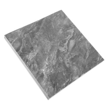 Imagem de DIYEAH 10 Peças De Papel De Parede De Mármore Brilhante Descasca E Azulejos De Mármore Granito Para Sala De Estar Quarto E Muito Mais Cinza