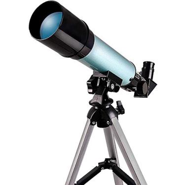 Imagem de CUTPOIY Telescópio Astronômico, Telescópios Refratores Astronômicos de 50 mm Monocular, com Starfinder e Espelho Zenith de 90°, para Tipo
