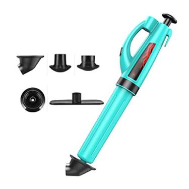 Imagem de Desbloqueador de sanita, desentupidor de drenagem de ar limpador de bomba de pressão de design integrado parede de cilindro espesso draga de tubo de alta pressão para casa de banho, drenagem de chão