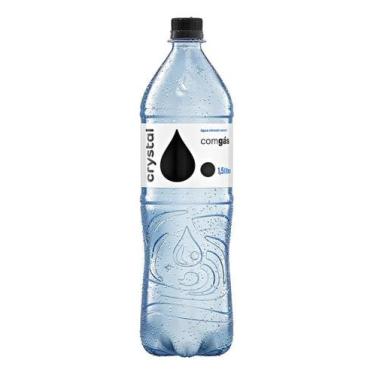 Imagem de Kit c/ 6 Agua Mineral Com Gas Crystal Pet 1,5 Litro
