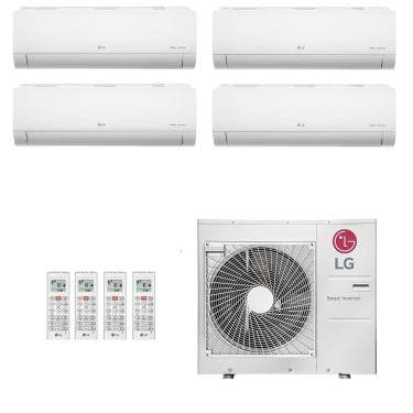 Imagem de Ar-Condicionado Multi Split Inverter LG 48.000 (2x Evap HW 7.000 + 2x Evap HW 18.000) Quente/Frio 220V							
