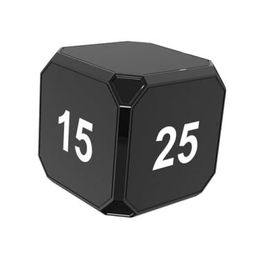 Imagem de IEUDNS Timer de mesa Pomodoro Time Gerenciamento leve multiuso fácil de usar timer de produtividade 15/5/25/45 minutos para estudo, Preto
