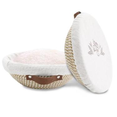 Imagem de Conjunto de cestos à prova de pão Nikkar Banneton 23 cm e 25 cm de alg
