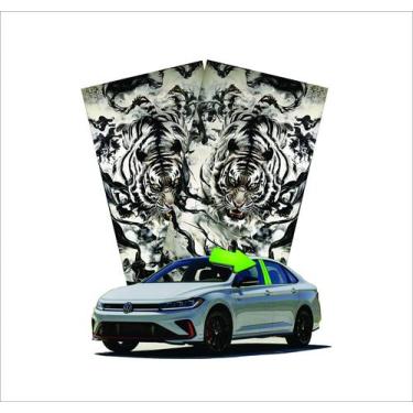 Imagem de Adesivo Personalizado Para Coluna Porta Carro Decorativo 277 - Resitan