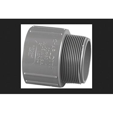 Imagem de Charlotte Pipe Adaptador macho Sch 80 Pvc 5 cm