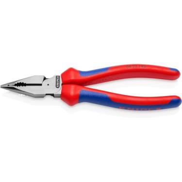Imagem de KNIPEX Alicate de combinação pontiagudo 08 22 185 com alças confortáveis preto tramentizado 185 mm