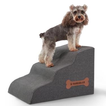 Imagem de Nordjager Escada Para Cães Com 3 Degraus E Gatos Pequenos Subirem Na Cama Nos Móveis/Janelas, Os Animais De Estimação Podem Subir, Sentar Ou Empoleirar-Se Olhar Pelas Janelas, Extra Largos Cães, Cap