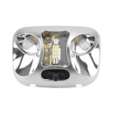Imagem de Quaneguzy F67Z-13783-AA Conjunto de luz de cúpula interior de cabine LED adequado para Ford Ranger 1993-2004 Interior teto cúpula luz de mapa lâmpada luzes de leitura de células substituir F37Z-13776