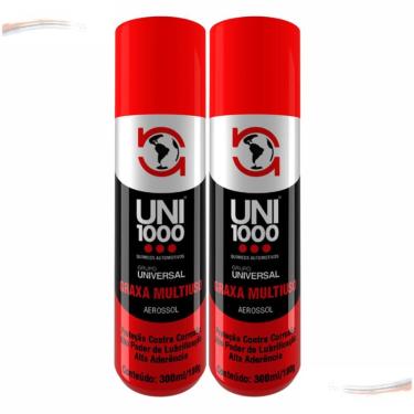 Imagem de Kit 2 Graxa Spray Multiuso Lubrificante Alta Performance [F103]