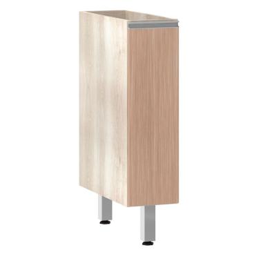 Imagem de Balcão Sem Tampo 20cm Lis Legno Crem e Cumaru