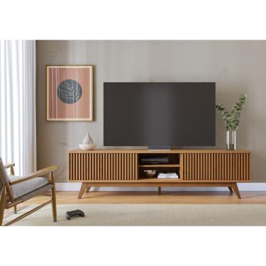 Imagem de Rack Bancada Fortaleza 4 Portas Freijó