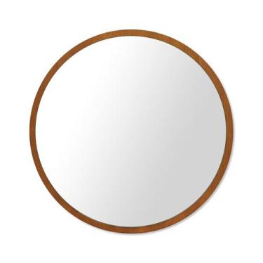 Imagem de Espelho Hapy - Ø80cm - Decorise, Amêndoa