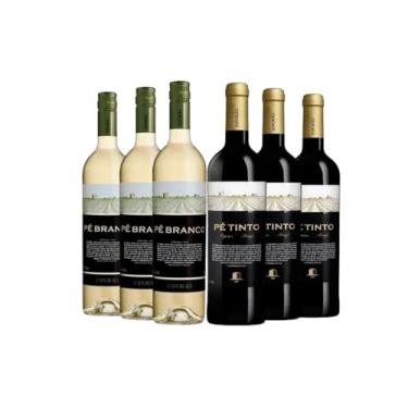 Imagem de Kit 6x Vinhos Português Esporão Pé Tinto e Pé Branco 750 mL
