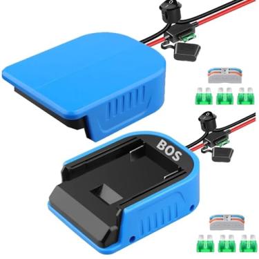 Imagem de AMZISCONV Para Bosch 18V Bateria Power Wheels Adaptador Conversor Kit De Conversão Faça Você Mesmo - 2 Peças