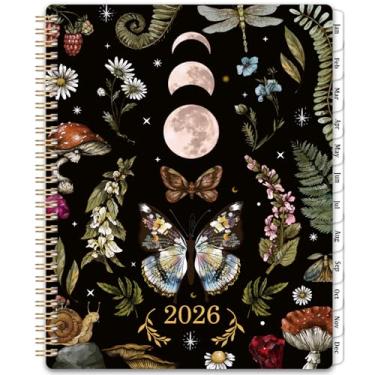 Imagem de Agenda acadêmica 2024-2025 - Agenda 2024-2025 de julho de 2024 a junho de 2025, 20,32 cm x 25,4 cm, planejador mensal semanal 2024-2025 com encadernação de fio duplo, design de canto redondo,