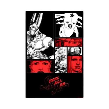 Imagem de Anime Jojo Steel Ball Run Pintura Em Tela Arte De Parede Poster Modern