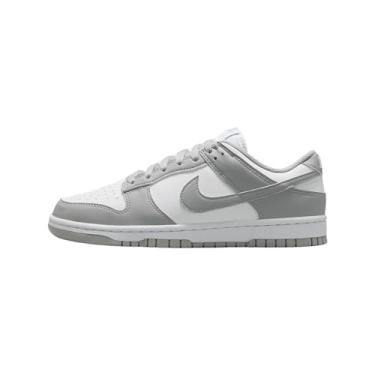 Imagem de Nike Dunk Low Next Nature Tênis feminino (DD1873-113, branco/cinza fumê claro), Branco/cinza claro fumê, 36