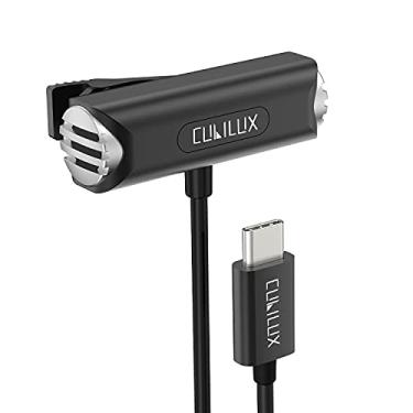 Imagem de Microfone de lapela estéreo USB C, microfone condensador de lapela com clipe externo tipo C Cubilux compatível com iPad Pro/Air 2020/2018, MacBook Pro, Pixel 4 3 2 XL, Samsung Galaxy Note 20 Ultra Note 10 S20 e mais
