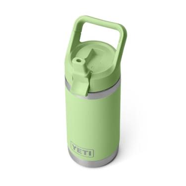 Imagem de YETI Rambler Jr. Garrafa infantil de 350 ml, com tampa de palha, limão