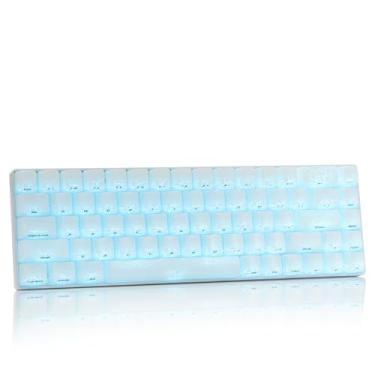 Imagem de OHY Teclado para jogos XVX HE68 60%, interruptores magnéticos de efeito Hall, moldura de alumínio CNC, teclado de gatilho rápido com teclas IMD topográficas, taxa de polling de 8 KHz, atuação
