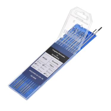 Imagem de HARFINGTON Eletrodos de tungstênio TIG Welding 5 peças 1/40.6 cm e 5 peças 3/81.3 cm por 17.8 cm 1,8-2,2% óxido de ítrio para soldagem de aço inoxidável, soldagem de liga de magnésio de alumínio