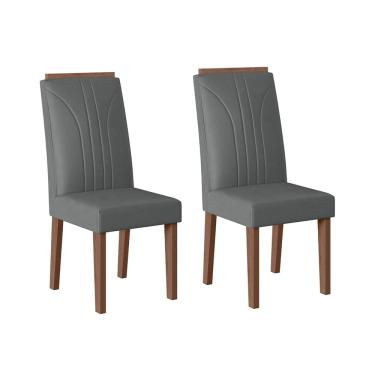 Imagem de Conjunto com 02 Cadeiras de Jantar Canada Amendoa 03A