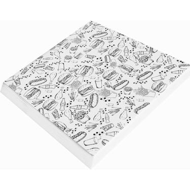 Imagem de Papel Manteiga Antigordura FAST FOOD 20x20cm 500 UNIDADES