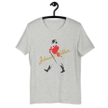 Imagem de Camiseta Plus Size Unissex - Johnnie Walker - Amazing, Cinza, G2