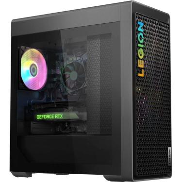 Imagem de Lenovo - Legion Tower 5 AMD Gaming Desktop - AMD Ryzen 5-7600 - 16GB de memória - NVIDIA RTX 3060 12GB LHR - 512GB SSD - Storm Grey-90UX0007US