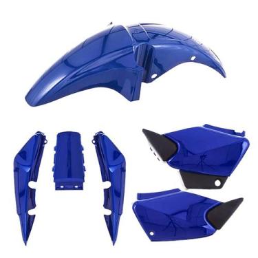 Imagem de Kit Carenagem 3 Peças Cromo Forte Moto Honda Titan 150 2004 2005 2006 