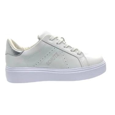 Imagem de Tênis Couro Schutz S21019 0063 (White Prata, BR, Adulto, Numérico, 39)