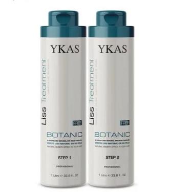 Imagem de Kit Ykas Escova Progressiva Botânico 2x1l