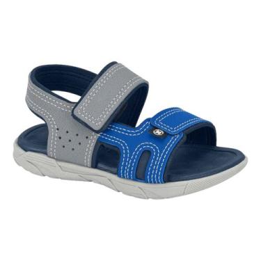 Imagem de Sandalia Molekinho Infantil Masculino Conforto Macio Leve, Azul, 19
