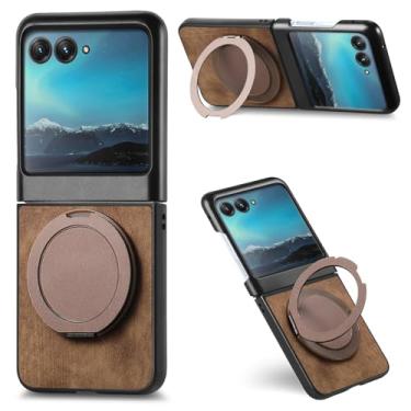 Imagem de Asuwish Compatível com Moto Razr 40 Ultra FGXXZJ Marrom