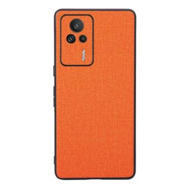 Imagem de Capas Compatível com Xiaomi Redmi K60e,Design de padrão de tela,Pproteção completa de 360°,Pplástico macio,Proteção contra queda-Orange