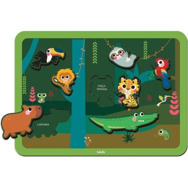 Imagem de Puzzle De Encaixe Fauna Brasileira - Babebi