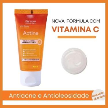 Imagem de Actine sabonete  em gel facial Antiacne e Antioleosidade  40g com vita
