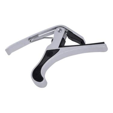 Imagem de Capotraste Cinza Com Haste Longa Para Violão E Guitarra - NoBrand, Cin