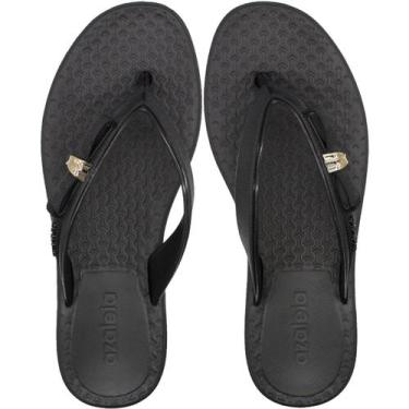 Imagem de Tamanco De Dedo Plataforma Azaleia Isis Conforto Laço Feminino - Azalé