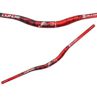 Imagem de Guidão Bike Pro Knz 780mm 720mm Preto Enduro Downhill Mtb Voador, Verm