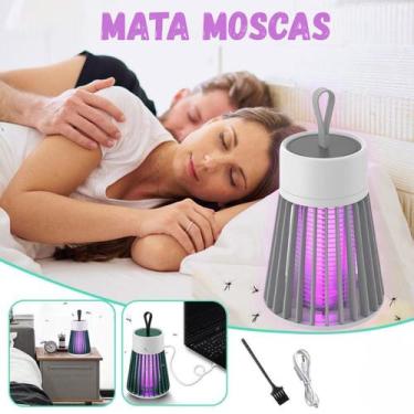 Imagem de Mata Pernilongos USB Luz UV Compacta Para Viagens Portátil Silenciosa 