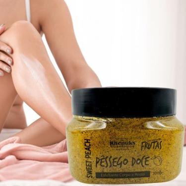 Imagem de Esfoliante Rhenuks Pêssego Doce 300g Corpo e Rosto