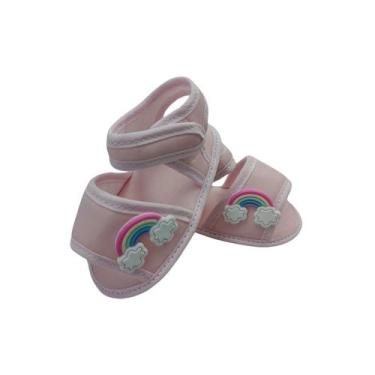 Imagem de Sandalia de Bebê Recém-Nascidos Macia Passeio Casuais Meninas Verão - 