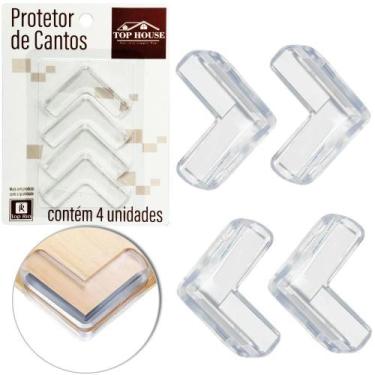 Imagem de Protetor De Silicone Para Quina De Mesa Com 4 Pecas 6X4Cm - Top Rio