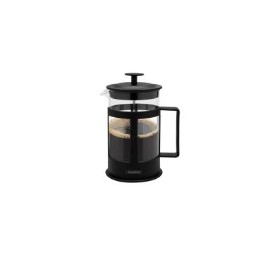 Imagem de Cafeteira Francesa Tramontina Em Vidro E Polipropileno Preto 600 Ml