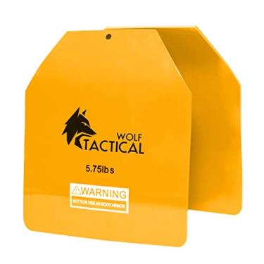 Imagem de WOLF TACTICAL Placas de colete de peso curvado – pares de 5,75/8,75/6,6 kg – ajuste ergonômico contornado – WODs, treinamento de força, corrida, exercícios pesados