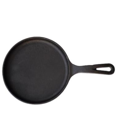 Imagem de Frigideira Ferro Tapioca Tapioqueira Chapa Pra Bife Carne Ovos Tapioca 20 cm Cabo Ferro