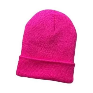 Imagem de Gorros de Inverno de Malha - Unissex, para Outono e Inverno, Ameixa ve