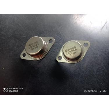 Imagem de 1x Transistor 2n3055 Npn 15amp 60v To3 Mospec Original